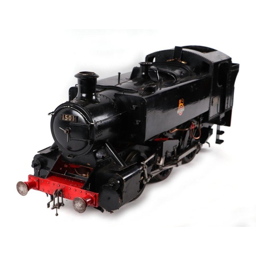 28 - A well engineered 5ins gauge model of a 0-6-0 British Railway locomotive no. 1501, 93cms long.Condit... 