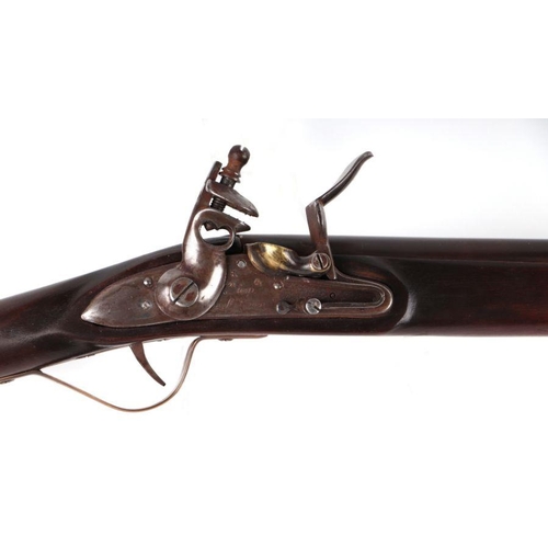 69 - A good quality hand made replica of a 17th century flintlock musket with fully working trigger and l... 