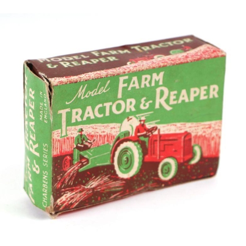 142 - A Charbens Farm Series Tractor & Reaper Set, boxed; together with an ERTL CASE L Tractor (2).