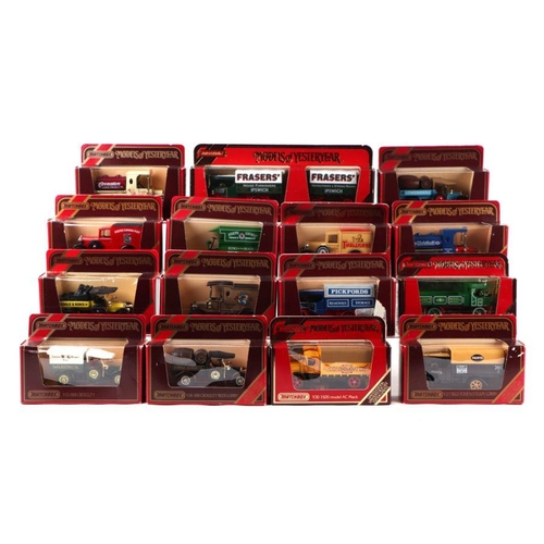 174 - A collection of Matchbox Models of Yesteryear including Y-11/1932 Bugatti type 51, Y-10 1957 Maserat... 