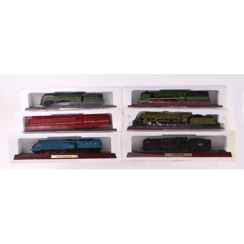 184 - A collection of Atlas Editions scale locomotives including DR 05C Class, DR18200 Pacific, SNCB 12 Cl... 