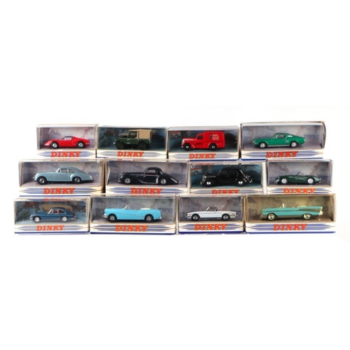 186 - A collection of modern Dinky Matchbox Sports cars including Ferrari Dino 246GTS (DY24), 1969 Triumph... 