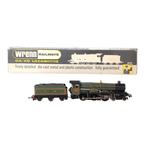 195 - A W Renn OO/HO locomotive and tender Devizes Castle, 4-6-0, GWR green livery, boxed.