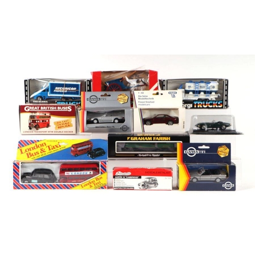 207 - Assorted diecast vehicles including Bang 1-43 scale Ferrari 250SWB, Max Models 1-43 scale Sauber Mer... 