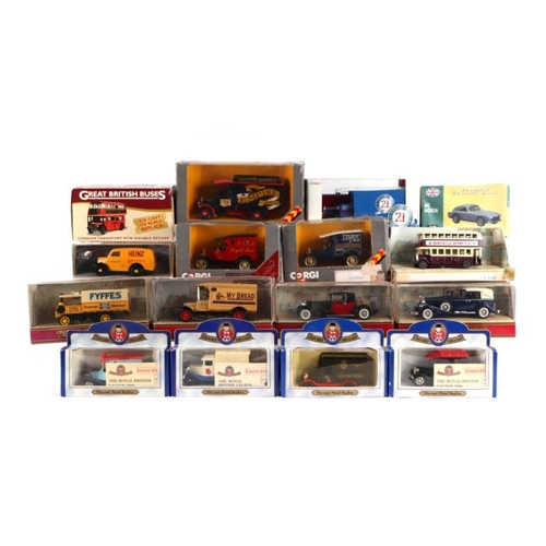 254 - Assorted Matchbox Models of Yesteryear and other similar commercial diecast vehicles, all boxed.