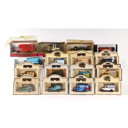 254 - Assorted Matchbox Models of Yesteryear and other similar commercial diecast vehicles, all boxed.