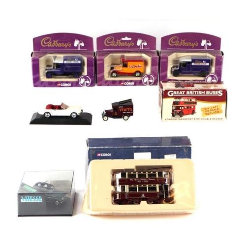 254 - Assorted Matchbox Models of Yesteryear and other similar commercial diecast vehicles, all boxed.