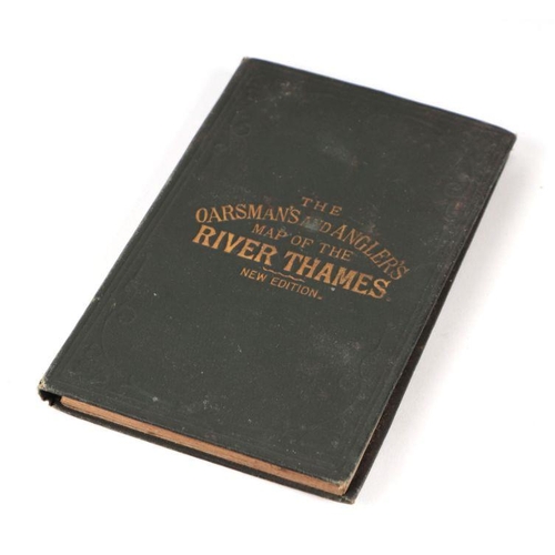 30 - The Oarsman's & Angler's Map of the River Thames from its Source to London Bridge, 1