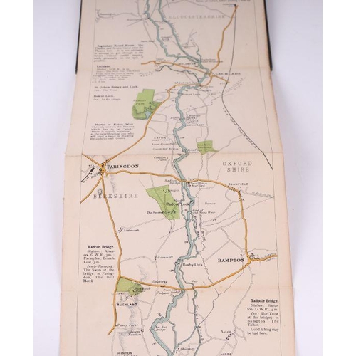 30 - The Oarsman's & Angler's Map of the River Thames from its Source to London Bridge, 1