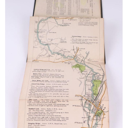 30 - The Oarsman's & Angler's Map of the River Thames from its Source to London Bridge, 1