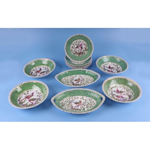 456 - A quantity of 19th century and later ceramics to include a Meissen three-piece coffee set, a contine... 