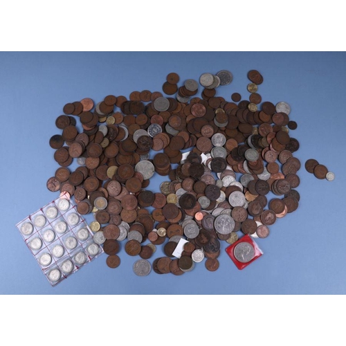 620 - A quantity of British and foreign mixed coinage.