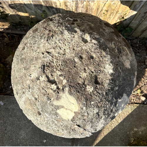 17 - A staddle stone, 94cms high.