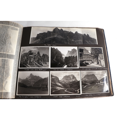 36 - Various albums of early 20th century photographs of the Swiss Alps, Climbing etc.