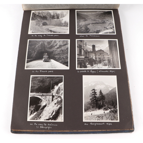 36 - Various albums of early 20th century photographs of the Swiss Alps, Climbing etc.