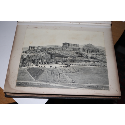 35 - Five late Victorian albums of albumens photographic prints of various subjects including Athens, Cai... 