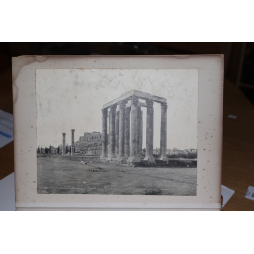 35 - Five late Victorian albums of albumens photographic prints of various subjects including Athens, Cai... 