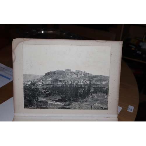 35 - Five late Victorian albums of albumens photographic prints of various subjects including Athens, Cai... 