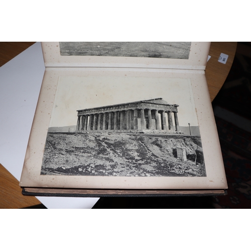 35 - Five late Victorian albums of albumens photographic prints of various subjects including Athens, Cai... 