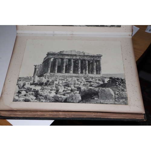 35 - Five late Victorian albums of albumens photographic prints of various subjects including Athens, Cai... 