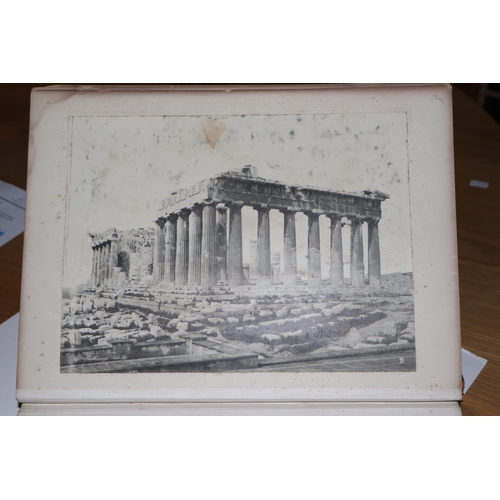 35 - Five late Victorian albums of albumens photographic prints of various subjects including Athens, Cai... 