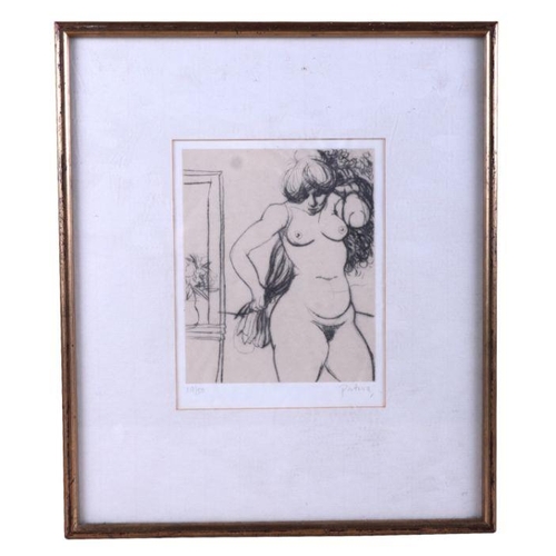 198 - After Douglas Portway (1922-1993) - Life Study - limited edition etching numbered 19/50, signed in p... 