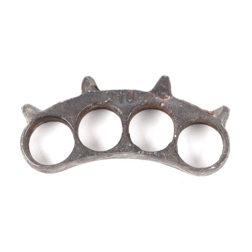 20 - A WWI Imperial German Army Austrian made trench warfare knuckle duster, stamped 'N Steinbruck. Graz'... 