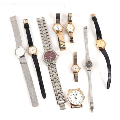 469 - A group of fashion watches to include Citizen and Accurist.