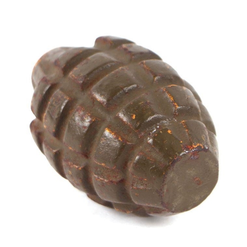 58 - An inert US Pineapple grenade, stamped AF on the side. 9cms (3.5ins) high