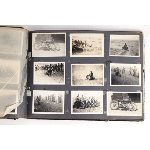 98 - A leather photo album of the Royal Air Force Middle East in Kenya showing numerous photos of ethnic ... 