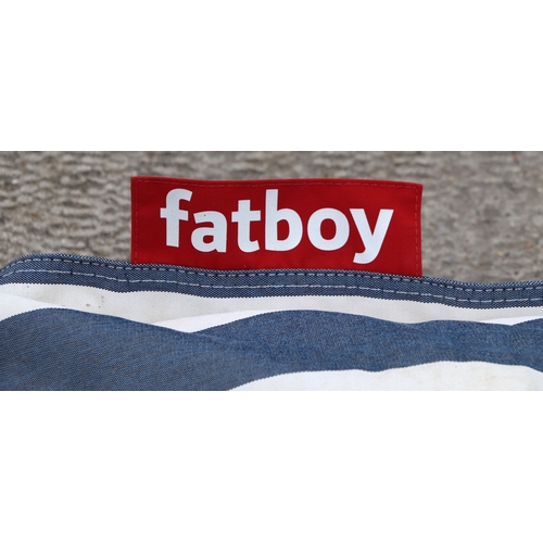 12G - A large Fat Boy garden cushion.