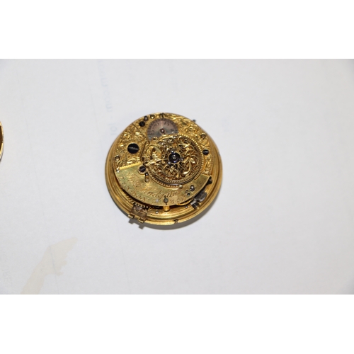 464 - A group of 19th century pocket watch movements, various makers and W. Webster (6).