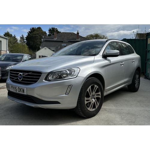 1 - A 2015 Volvo XC60 SC NAV D4 AWD automatic estate, registration no. YY15 0KW, chassis no. YV1DZ8156F2... 