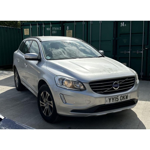 1 - A 2015 Volvo XC60 SC NAV D4 AWD automatic estate, registration no. YY15 0KW, chassis no. YV1DZ8156F2... 