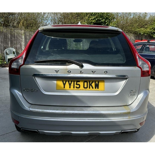 1 - A 2015 Volvo XC60 SC NAV D4 AWD automatic estate, registration no. YY15 0KW, chassis no. YV1DZ8156F2... 