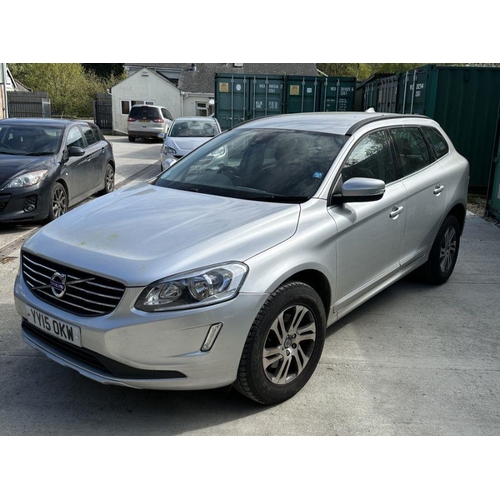 1 - A 2015 Volvo XC60 SC NAV D4 AWD automatic estate, registration no. YY15 0KW, chassis no. YV1DZ8156F2... 