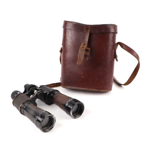 109 - A pair of Broadhurst & Clarkson & Co. binoculars, cased.