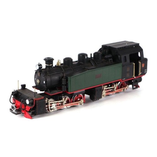 143 - A L.G.B. 'G' gauge 0-6-6-0 Pannier Tank Engine, 2085D, boxed.