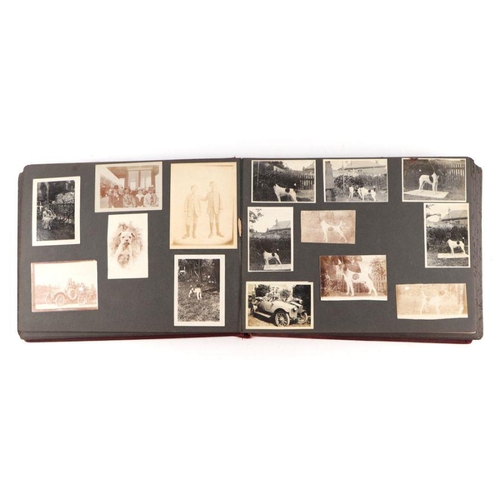 29 - An early 20th century family photograph album depicting travels and motor vehicles.