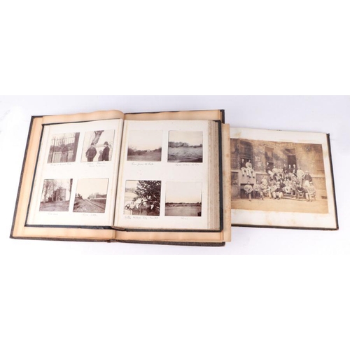 34 - Three late 19th / early 20th century photograph albums to include some Irish scenes and family group... 