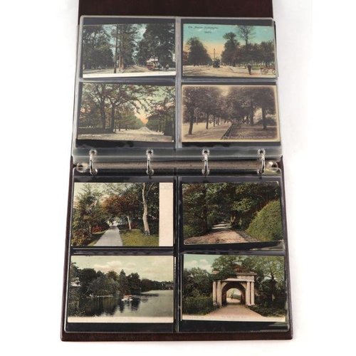 36 - Two albums of topographical and architectural postcards to include Hampshire.