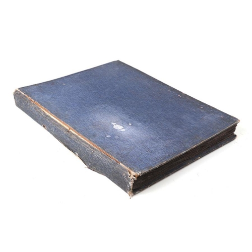 43 - An early 20th century family photo album depicting images of cars, military, topographical subjects ... 