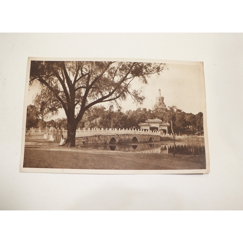 23 - A folio of thirty nine photographic prints of buildings and scenes around Peking (Beijing) China to ... 