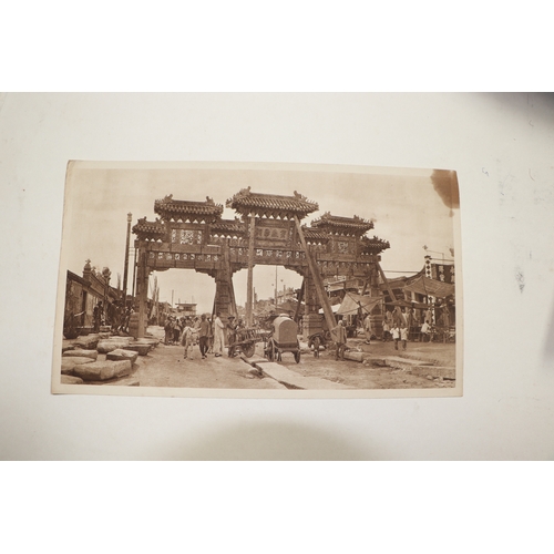 23 - A folio of thirty nine photographic prints of buildings and scenes around Peking (Beijing) China to ... 