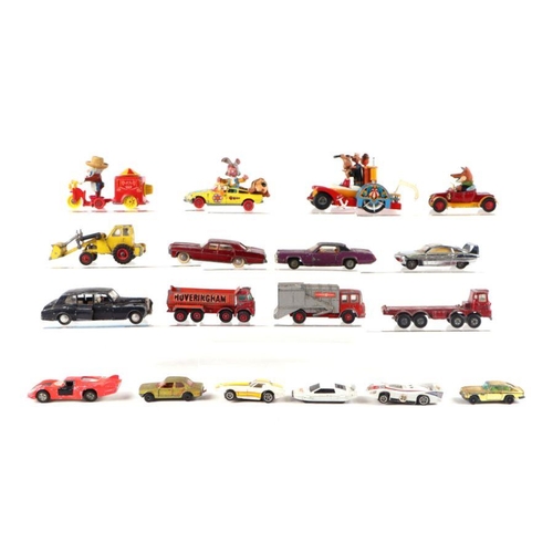 116 - A large quantity of assorted diecast vehicles to include Dinky Toys Jaguar 'E' Type, Dinky Toys Roll... 