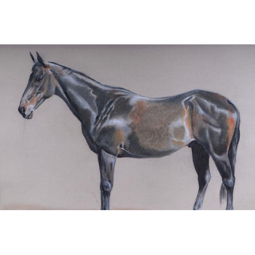 165 - Richard Grasby (1934-2015) - Portrait of the Hunter Gemini - pastel, signed and dated 1979 lower rig... 