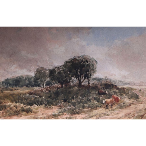 170 - Attributed to Edmund Morison Wimperis (1835-1900) - On Tooting Common, Cattle on a Country Path - in... 