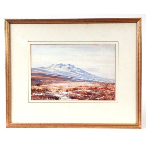 176 - A Jukes-Browne - a pair of highland moorland scenes, watercolour, framed & glazed, each 24 by 15... 