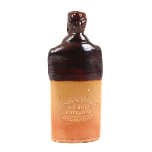 255 - A Greys Reform stoneware cordial bottle in the form of a politician holding The People's Rights Docu... 