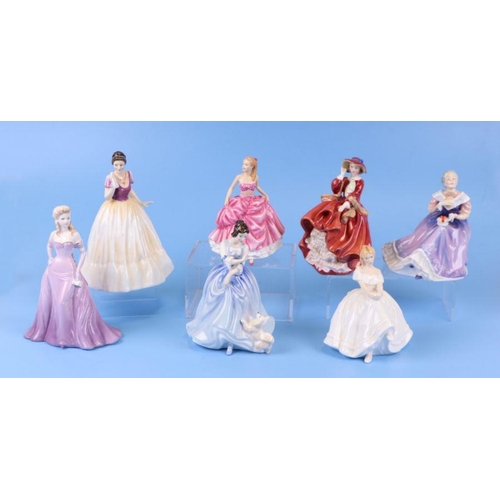 272 - A collection of Royal Doulton and other figures to include Happy Anniversary, HN 3097 (12).